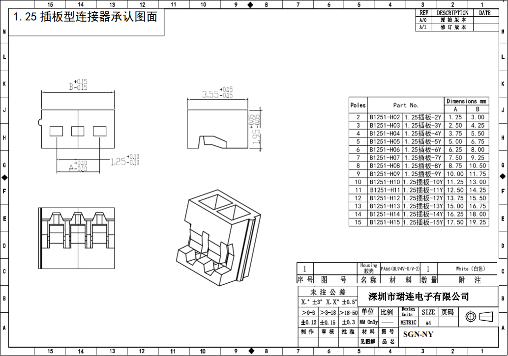 間距1.25-SGN直針 間距1.25-SGN直針
