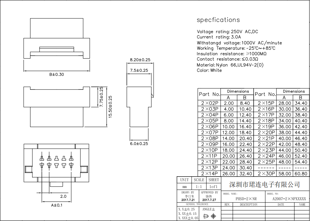 間距2.0-雙排帶扣空中對接 間距2.0-雙排帶扣空中對接